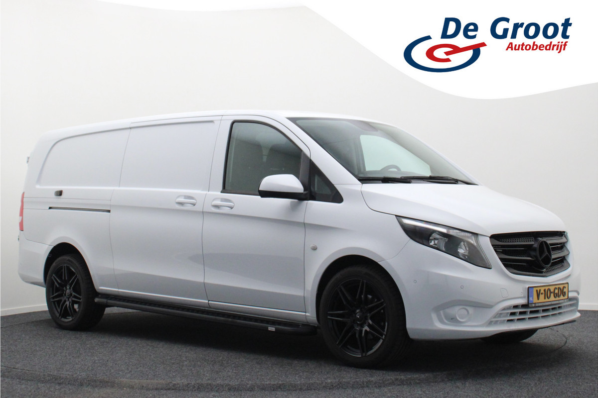 Mercedes-Benz Vito 116 CDI Extra Lang Automaat 3-Zits, Airco, Navigatie, Camera, Apple CarPlay, Cruise, Achterdeuren 270°