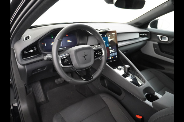 Polestar 2 Long Range 78 kWh Sleutelloos(Telefoon-sleutel) Adaptive-Cruise Carplay Android 360-Camera 19"LM Led-Pixel-Lamp WiFi PDC-a+v Par Phone-Connect.Stoel-Verwarmd 1500kg-trekvermogen OnePedal drive Licht+Zichtpakket 55.000 nieuw!! EBD RemAssist Virtual-Cockpit digiDash Uitparkeer waarschuwing Botswaarsc.syst. Autonoom-Rem Noodrem ESP TCS Hill-Assist Lane Assist Pre-Crash-Syst. Emergency-Call Keyless Ecc tot 150kw snell