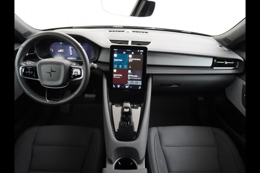 Polestar 2 Long Range 78 kWh Sleutelloos(Telefoon-sleutel) Adaptive-Cruise Carplay Android 360-Camera 19"LM Led-Pixel-Lamp WiFi PDC-a+v Par Phone-Connect.Stoel-Verwarmd 1500kg-trekvermogen OnePedal drive Licht+Zichtpakket 55.000 nieuw!! EBD RemAssist Virtual-Cockpit digiDash Uitparkeer waarschuwing Botswaarsc.syst. Autonoom-Rem Noodrem ESP TCS Hill-Assist Lane Assist Pre-Crash-Syst. Emergency-Call Keyless Ecc tot 150kw snell