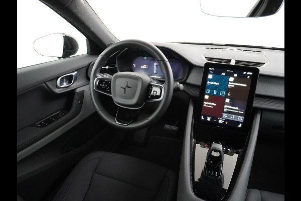 Polestar 2 Long Range 78 kWh Sleutelloos(Telefoon-sleutel) Adaptive-Cruise Carplay Android 360-Camera 19"LM Led-Pixel-Lamp WiFi PDC-a+v Par Phone-Connect.Stoel-Verwarmd 1500kg-trekvermogen OnePedal drive Licht+Zichtpakket 55.000 nieuw!! EBD RemAssist Virtual-Cockpit digiDash Uitparkeer waarschuwing Botswaarsc.syst. Autonoom-Rem Noodrem ESP TCS Hill-Assist Lane Assist Pre-Crash-Syst. Emergency-Call Keyless Ecc tot 150kw snell
