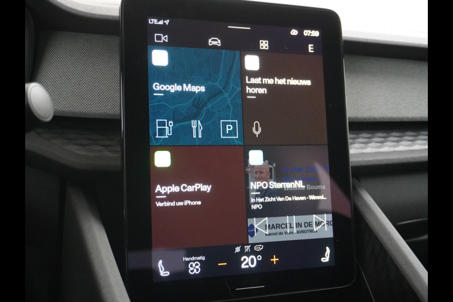 Polestar 2 Long Range 78 kWh Sleutelloos(Telefoon-sleutel) Adaptive-Cruise Carplay Android 360-Camera 19"LM Led-Pixel-Lamp WiFi PDC-a+v Par Phone-Connect.Stoel-Verwarmd 1500kg-trekvermogen OnePedal drive Licht+Zichtpakket 55.000 nieuw!! EBD RemAssist Virtual-Cockpit digiDash Uitparkeer waarschuwing Botswaarsc.syst. Autonoom-Rem Noodrem ESP TCS Hill-Assist Lane Assist Pre-Crash-Syst. Emergency-Call Keyless Ecc tot 150kw snell