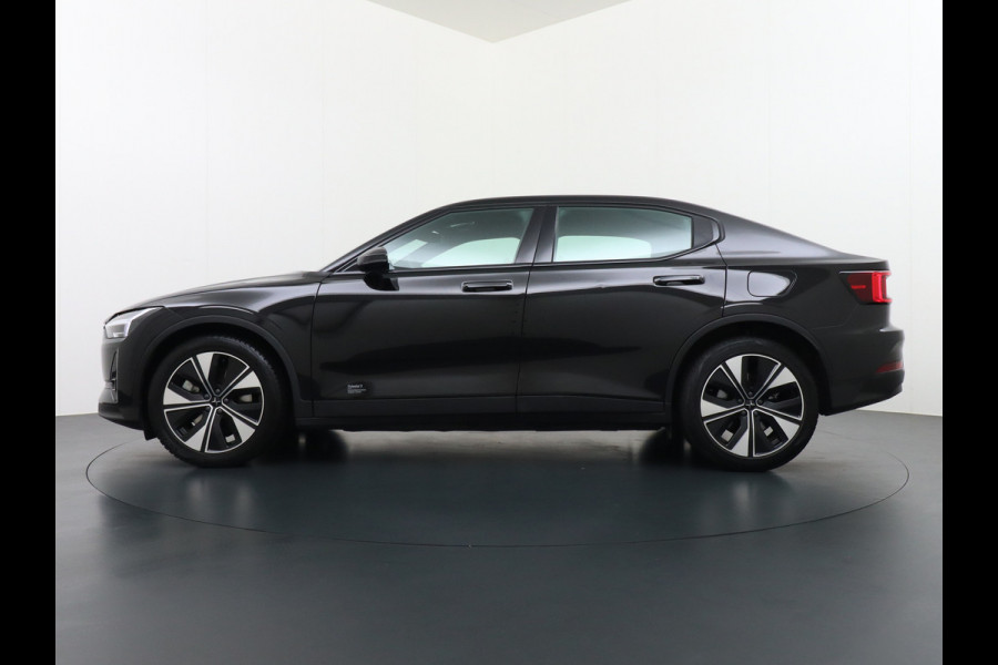 Polestar 2 Long Range 78 kWh Sleutelloos(Telefoon-sleutel) Adaptive-Cruise Carplay Android 360-Camera 19"LM Led-Pixel-Lamp WiFi PDC-a+v Par Phone-Connect.Stoel-Verwarmd 1500kg-trekvermogen OnePedal drive Licht+Zichtpakket 55.000 nieuw!! EBD RemAssist Virtual-Cockpit digiDash Uitparkeer waarschuwing Botswaarsc.syst. Autonoom-Rem Noodrem ESP TCS Hill-Assist Lane Assist Pre-Crash-Syst. Emergency-Call Keyless Ecc tot 150kw snell