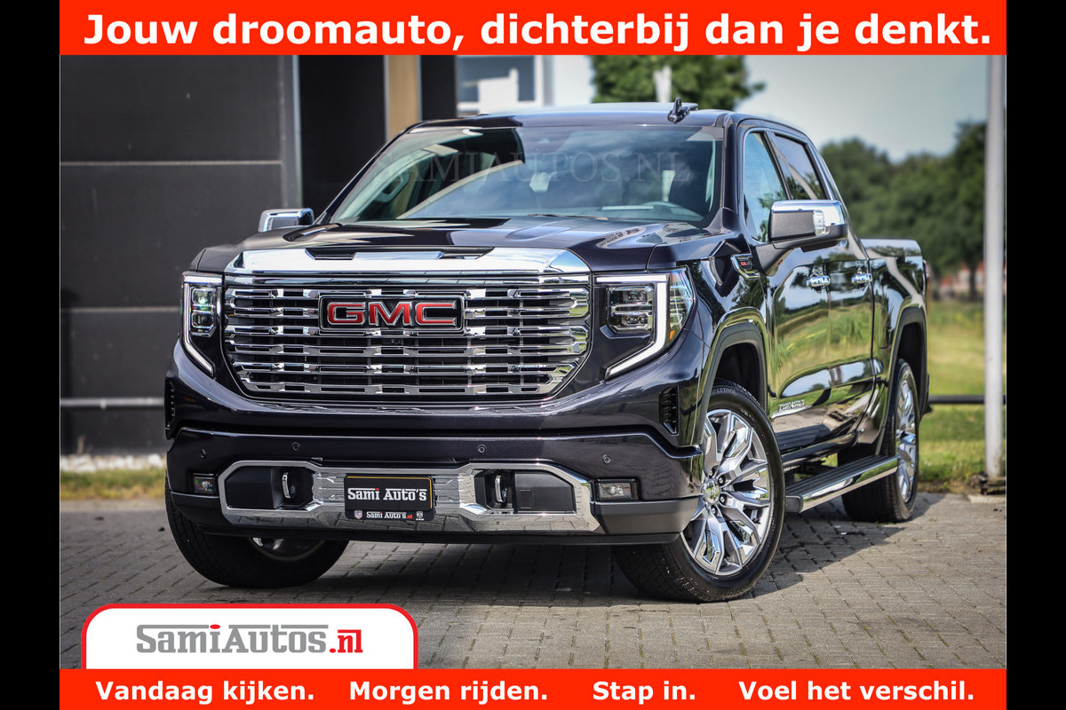 GMC Sierra DENALI | All-In Prijs | 6,2 V8 Full Option | De Meest Luxe Pick-Up in zijn Klasse | Comfortabele Dubbele Cabine met Royale 5 Zitplaatsen | BPM vrij | Nu Leverbaar uit Voorraad | Voorraad Nr 420229 GMC Sierra DENALI | All-In Prijs | 6,2 V8 Full Option | De Meest Luxe Pick-Up in zijn Klasse | Comfortabele Dubbele Cabine met Royale 5 Zitplaatsen | BPM vrij | Nu Leverbaar uit Voorraad | Voorraad Nr 420229