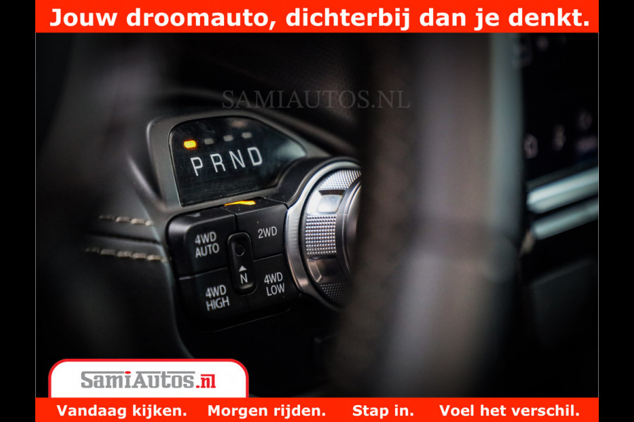 Dodge Ram 1500 LIMITED | 5.7 V8 HEMI | HUD | BOM VOL | LUCHTVERING | PANORAMA | ADAPTIVE CRUISE | 360 CAM | 3500KG | LEDER | DUBBELE CABINE | BPM VRIJ | LANE ASSIST | APPLE CARPLAY