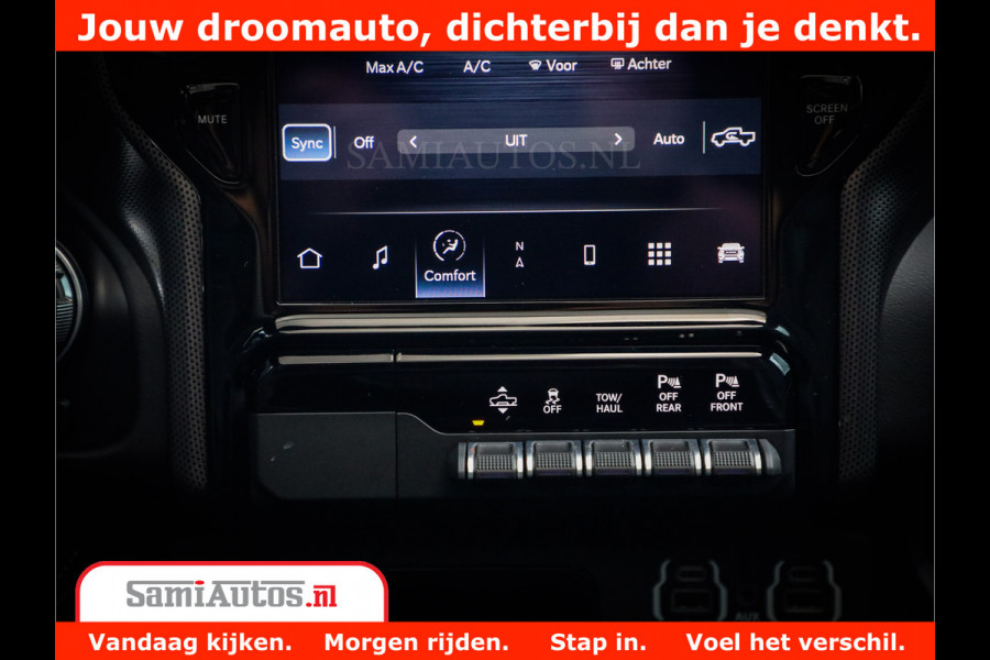 Dodge Ram 1500 LIMITED | 5.7 V8 HEMI | HUD | BOM VOL | LUCHTVERING | PANORAMA | ADAPTIVE CRUISE | 360 CAM | 3500KG | LEDER | DUBBELE CABINE | BPM VRIJ | LANE ASSIST | APPLE CARPLAY