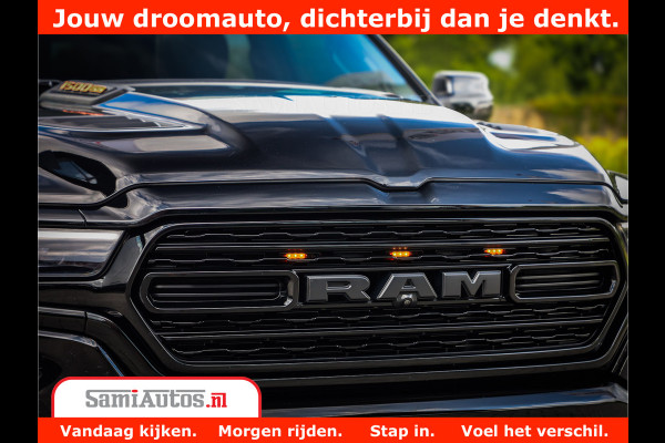 Dodge Ram 1500 LIMITED | 5.7 V8 HEMI | HUD | BOM VOL | LUCHTVERING | PANORAMA | ADAPTIVE CRUISE | 360 CAM | 3500KG | LEDER | DUBBELE CABINE | BPM VRIJ | LANE ASSIST | APPLE CARPLAY