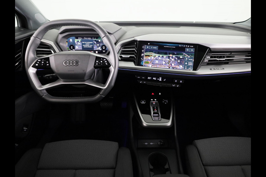 Audi Q4 e-tron 45 quattro Advanced edition 82 kWh 286pk | Panoramadak | 20 inch lichtmetalen velgen | Parkeercamera | Adaptieve cruise controle