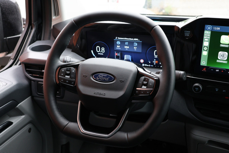 Ford Transit Custom 320 2.0 TDCI L2H1 Sport 170 PK | L+R Schuifdeur | ACC | Blind Spot | Navigatie | Camera | CarPlay | Lane Assist | | Raptor Edition | Trekhaak | 3-Zitter | MODELJAAR 2025 | Verlengde fabrieksgarantie tot 12-2029