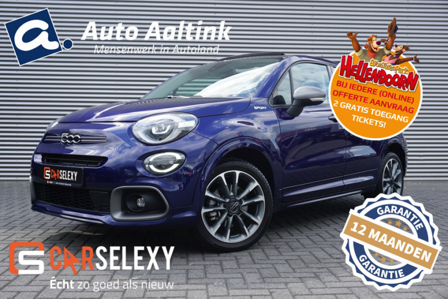 Fiat 500X 130PK Hybr. Sport Cabrio AUTOMAAT ADAPTIVE | LEDER | FULL-LED!!