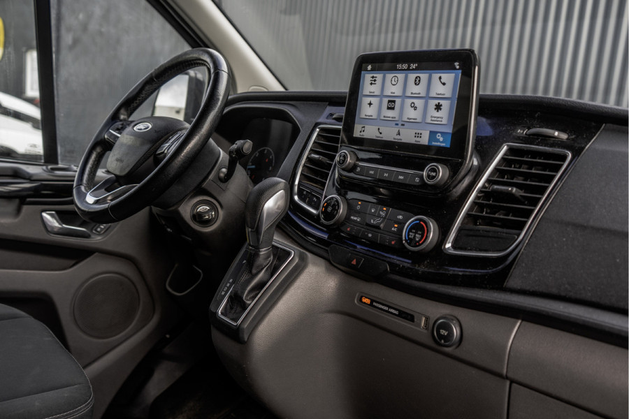 Ford Transit Custom 300 TDCI | 170PK | 5-Zits | CarPlay | DC | Navi | Camera | Zijschuifdeur R + L | LED | Cruise | Airco | PDC | Euro 6