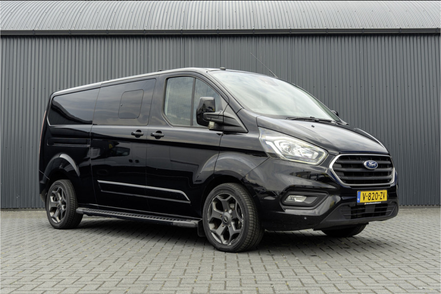 Ford Transit Custom 300 TDCI | 170PK | 5-Zits | CarPlay | DC | Navi | Camera | Zijschuifdeur R + L | LED | Cruise | Airco | PDC | Euro 6
