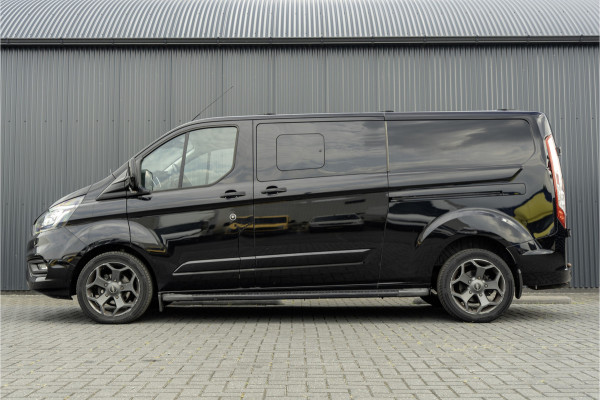 Ford Transit Custom 300 TDCI | 170PK | 5-Zits | CarPlay | DC | Navi | Camera | Zijschuifdeur R + L | LED | Cruise | Airco | PDC | Euro 6
