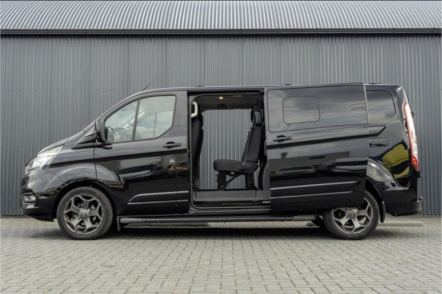 Ford Transit Custom 300 TDCI | 170PK | 5-Zits | CarPlay | DC | Navi | Camera | Zijschuifdeur R + L | LED | Cruise | Airco | PDC | Euro 6