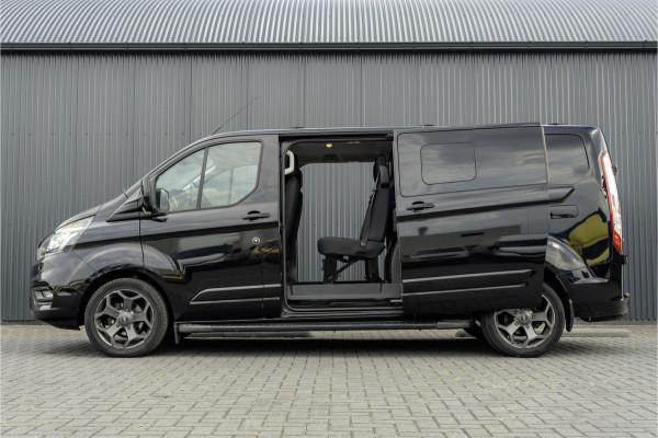 Ford Transit Custom 300 TDCI | 170PK | 5-Zits | CarPlay | DC | Navi | Camera | Zijschuifdeur R + L | LED | Cruise | Airco | PDC | Euro 6