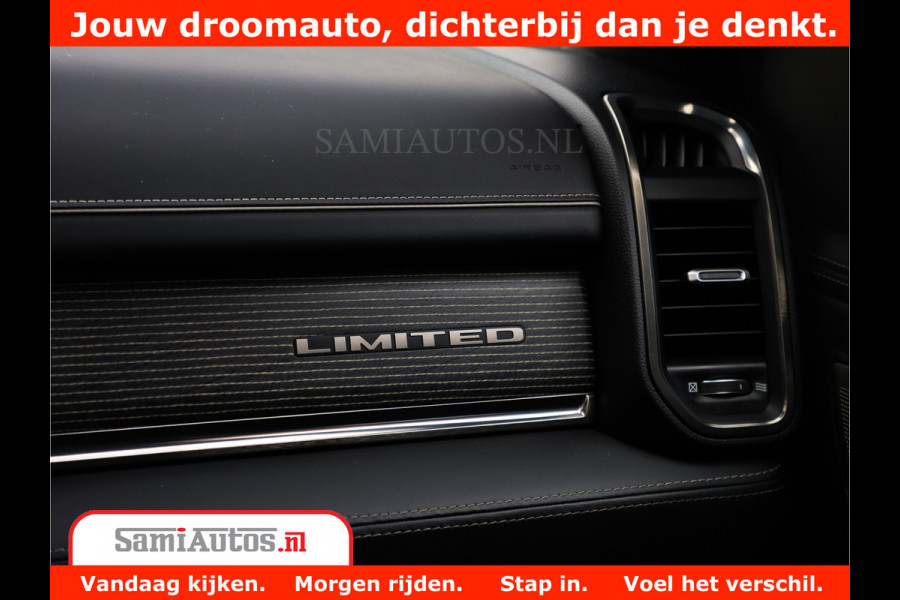 Dodge Ram 1500 Limited Night 5.7 V8 Hemi | Alle Opties | Black Edition | 4x4 Crew Cab | Comfortabele DC Dubbele Cabine met Royale 5 Zitplaatsen | KMC Wielen | Luchtvering | 360 Camera | Nappa Leer | Adaptieve Cruise |