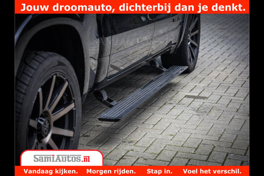 Dodge Ram 1500 Limited Night 5.7 V8 Hemi | Alle Opties | Black Edition | 4x4 Crew Cab | Comfortabele DC Dubbele Cabine met Royale 5 Zitplaatsen | KMC Wielen | Luchtvering | 360 Camera | Nappa Leer | Adaptieve Cruise |