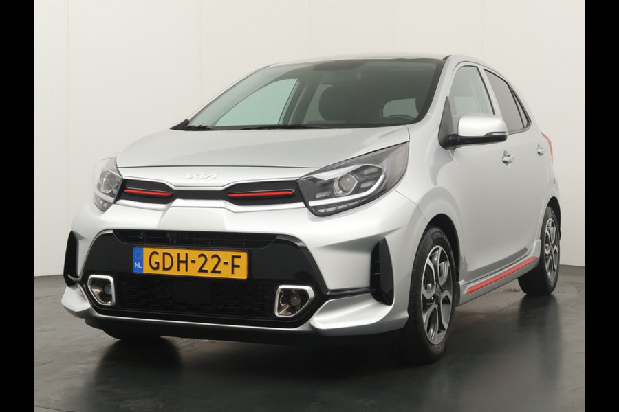 Kia Picanto 1.0 DPi GT-Line Apple Carplay/Android Auto - Cruise Control - Climate Control - Lederen bekleding - Navigatie - Achteruitrijcamera Fabrieksgarantie tot 06-2031