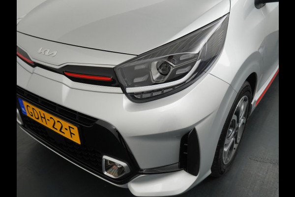 Kia Picanto 1.0 DPi GT-Line Apple Carplay/Android Auto - Cruise Control - Climate Control - Lederen bekleding - Navigatie - Achteruitrijcamera Fabrieksgarantie tot 06-2031