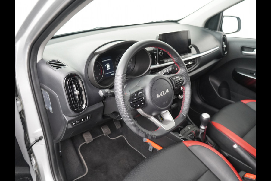 Kia Picanto 1.0 DPi GT-Line Apple Carplay/Android Auto - Cruise Control - Climate Control - Lederen bekleding - Navigatie - Achteruitrijcamera Fabrieksgarantie tot 06-2031