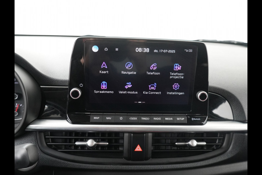 Kia Picanto 1.0 DPi GT-Line Apple Carplay/Android Auto - Cruise Control - Climate Control - Lederen bekleding - Navigatie - Achteruitrijcamera Fabrieksgarantie tot 06-2031