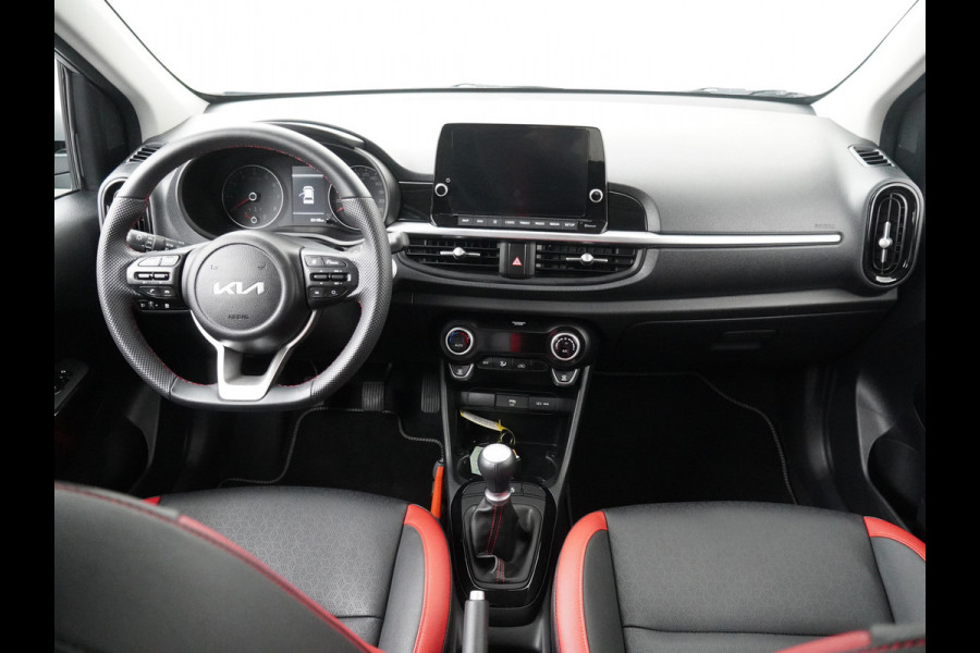 Kia Picanto 1.0 DPi GT-Line Apple Carplay/Android Auto - Cruise Control - Climate Control - Lederen bekleding - Navigatie - Achteruitrijcamera Fabrieksgarantie tot 06-2031
