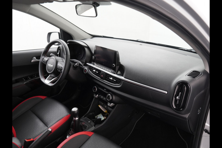 Kia Picanto 1.0 DPi GT-Line Apple Carplay/Android Auto - Cruise Control - Climate Control - Lederen bekleding - Navigatie - Achteruitrijcamera Fabrieksgarantie tot 06-2031