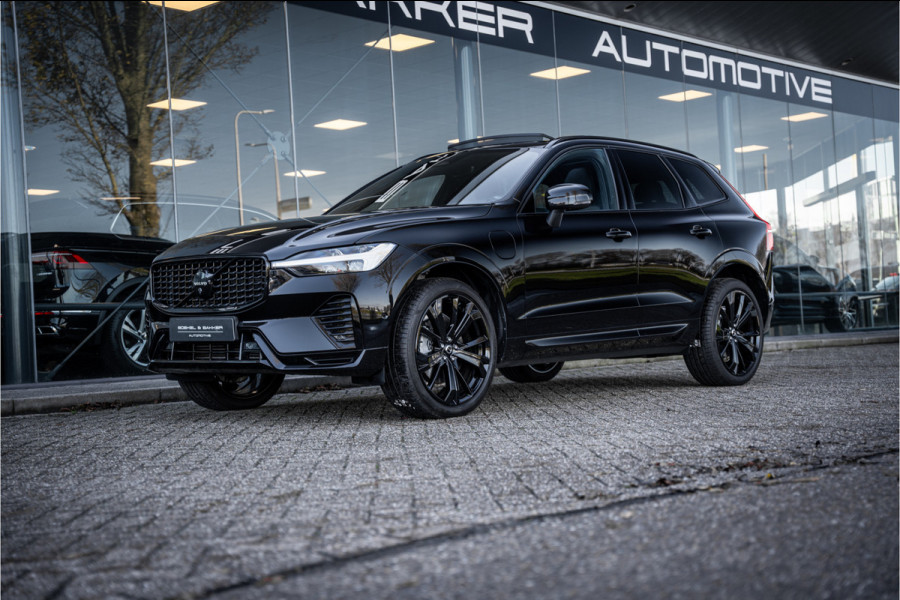 Volvo XC60 2.0 T6 Plug-in hybrid AWD Ultimate Black Edition ** Trekhaak ** Ventilatie ** Panodak ** B&W ** 12-2024!!