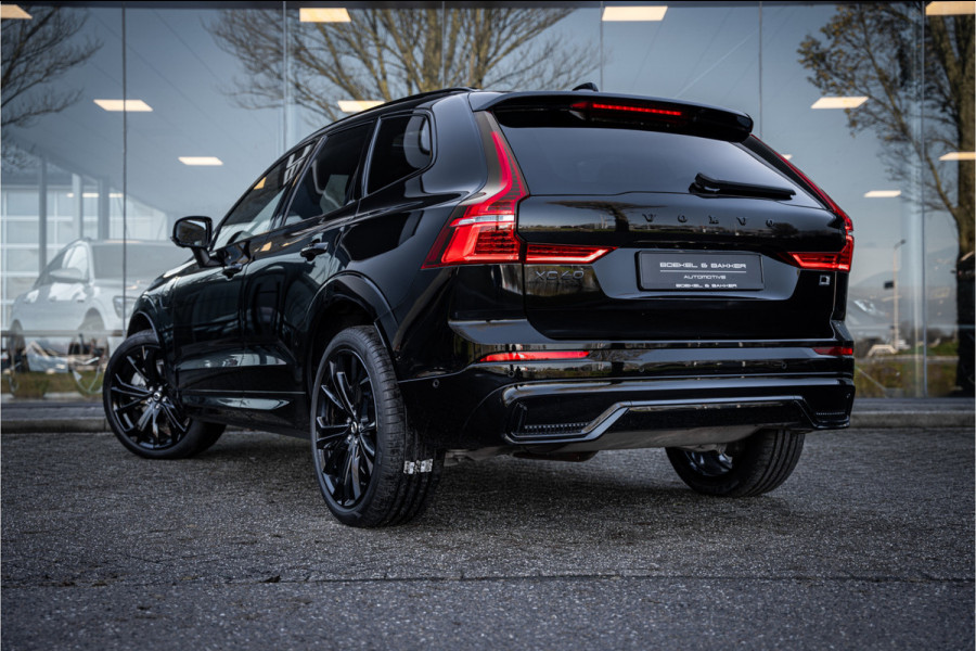 Volvo XC60 2.0 T6 Plug-in hybrid AWD Ultimate Black Edition ** Trekhaak ** Ventilatie ** Panodak ** B&W ** 12-2024!!