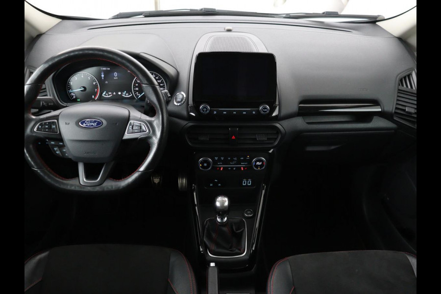 Ford EcoSport 1.0 EcoBoost ST-Line Black | Stoel & stuurverwarming | Camera | Carplay | Half leder | Climate control | Cruise control