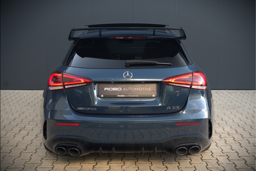 Mercedes-Benz A-Klasse AMG 35 4MATIC | Panoramadak | Burmester | Stoelverwarming | Keyless | Aero pack | Adaptive Cruise Control | Ambiance verlichting | Camera | Driving Assistant | DAB | LED