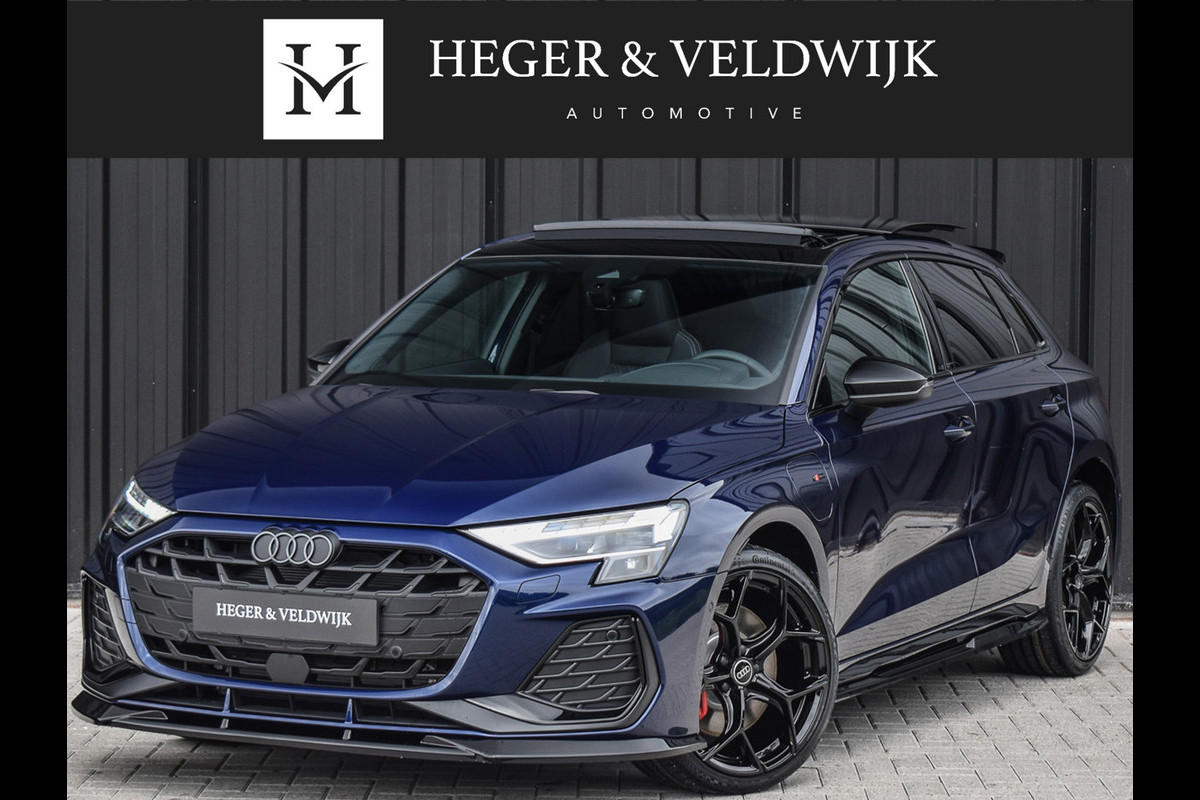 Audi A3 Sportback 45 TFSI e S EDITION COMPETITION | PANORAMADAK | S-SEATS | ADAPTIVE CRUISE | SONOS SOUND | CAMERA | BLACK-OPTIC | AMBIA