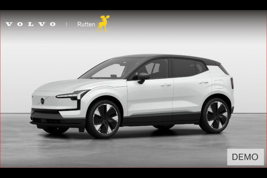 Volvo EX30 272PK Ext. Range Plus Nu van €48.215 Voor €40.715! / Adaptieve Cruise Control/ Dodehoek Detectie / Parkeersensoren/ Achteruitrijcamera/ Warmtepomp/ Google Services/