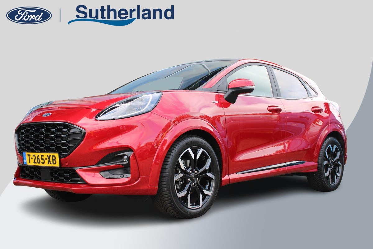 Ford Puma 1.0 EcoBoost Hybrid ST-Line X 125pk Trekhaak | Adaptieve Cruise | Panorama dak | Winterpack | Elek Achterklep | Verlengde Fabrieksgarantie 01-2027 Ford Puma 1.0 EcoBoost Hybrid ST-Line X 125pk Trekhaak | Adaptieve Cruise | Panorama dak | Winterpack | Elek Achterklep | Verlengde Fabrieksgarantie 01-2027