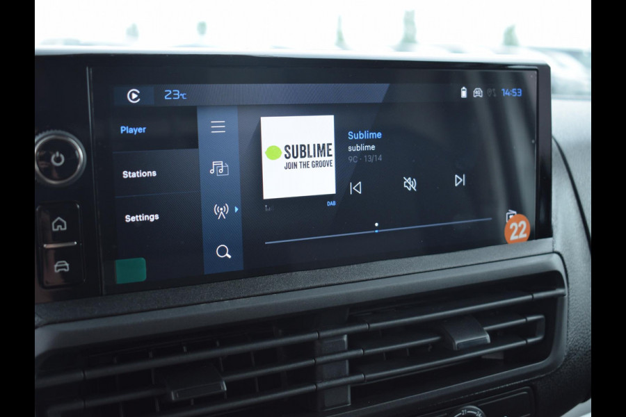 Peugeot e-Expert EV L3 75 kWh 3 ZITS | NAVI & CARPLAY | ACHTERUITRIJCAMERA MET SENSOREN | E.C.C. | UIT VOORRAAD LEVERBAAR