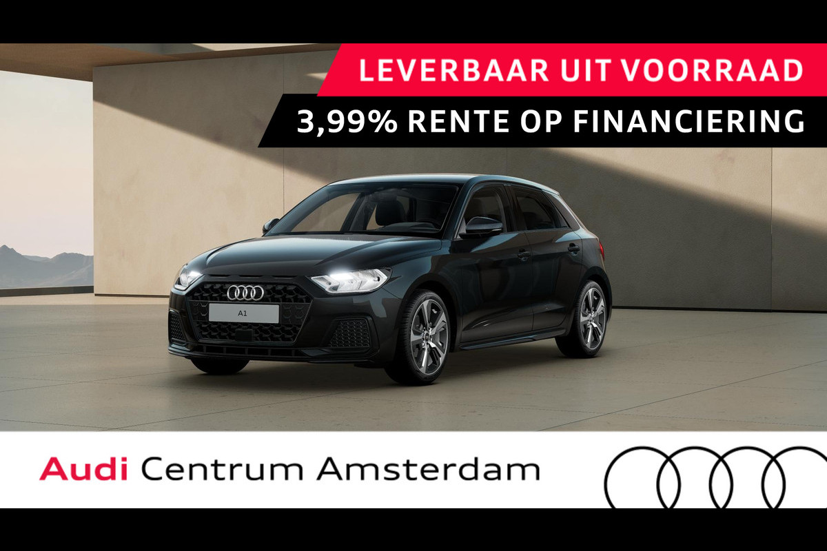 Audi A1 25 TFSI Advanced edition optiek pakket zwart, automatische airconditioning, LM velgen 17" Audi A1 25 TFSI Advanced edition optiek pakket zwart, automatische airconditioning, LM velgen 17"