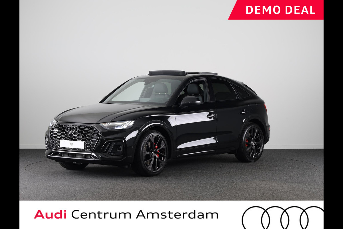 Audi Q5 Sportback 50 TFSI e S edition Competition 299pk | Luchtvering | Panoramadak | Nappa leder | ACC | B&O | Keyless Audi Q5 Sportback 50 TFSI e S edition Competition 299pk | Luchtvering | Panoramadak | Nappa leder | ACC | B&O | Keyless