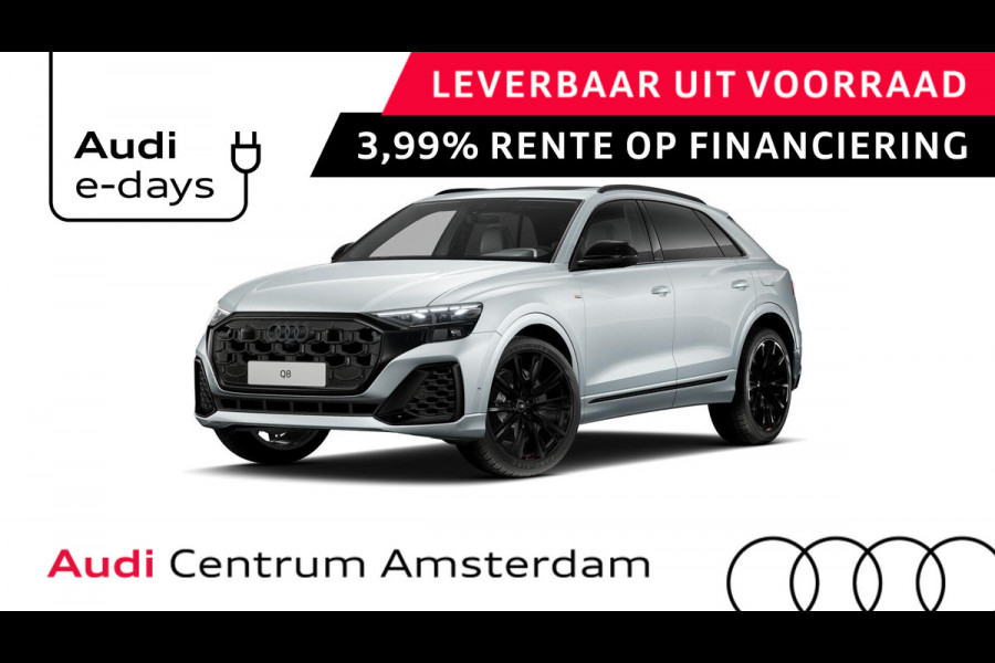 Audi Q8 55 TFSI e quattro Pro Line S 394pk | Panoramadak | B&O | Vierwielbesturing | Ass.Plus.Remote | Sportstoel Plus | 23'' inch Zwart | Trekhaak |