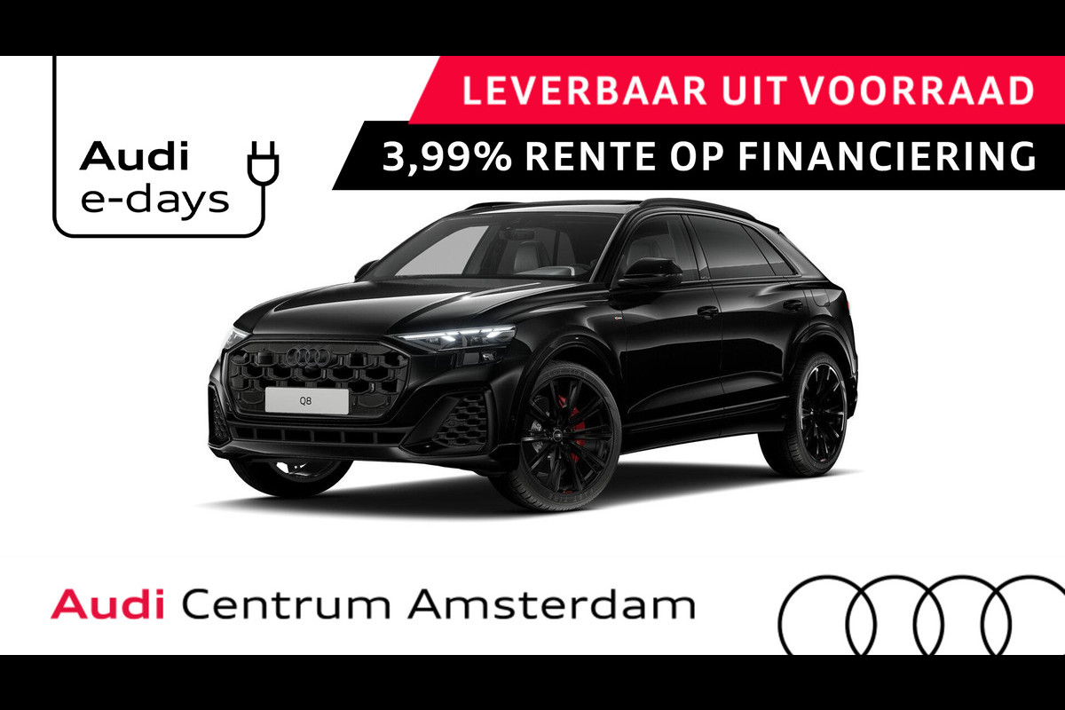 Audi Q8 55 TFSI e quattro Pro Line S 394pk | Panoramadak | B&O | Vierwielbesturing | Ass.Plus.Remote | Sportstoel Plus | 23'' inch Zwart | Trekhaak | Audi Q8 55 TFSI e quattro Pro Line S 394pk | Panoramadak | B&O | Vierwielbesturing | Ass.Plus.Remote | Sportstoel Plus | 23'' inch Zwart | Trekhaak |