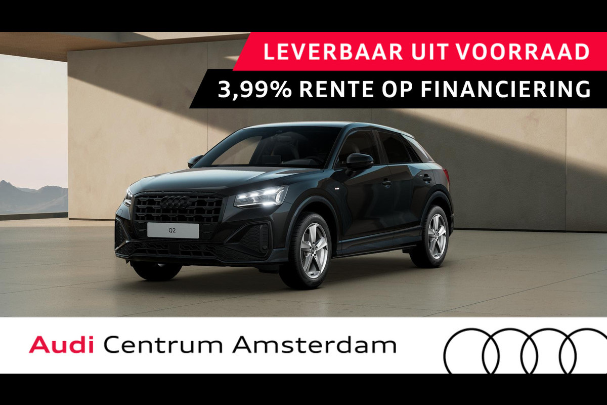 Audi Q2 35 TFSI S Edition optiek pakket zwart plus, privacy glass, stoelverwarming voorin, Audi Soundsysteem Audi Q2 35 TFSI S Edition optiek pakket zwart plus, privacy glass, stoelverwarming voorin, Audi Soundsysteem