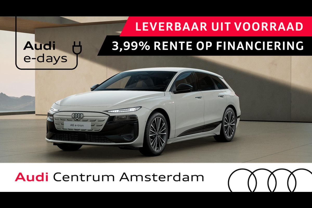 Audi A6 Avant e-tron Advanced edition performance 100 kWh adaptive cruise control, omgevingscamera's, keyless entry, winterpakket, optiek zwart glanzend, leder interieur Audi A6 Avant e-tron Advanced edition performance 100 kWh adaptive cruise control, omgevingscamera's, keyless entry, winterpakket, optiek zwart glanzend, leder interieur