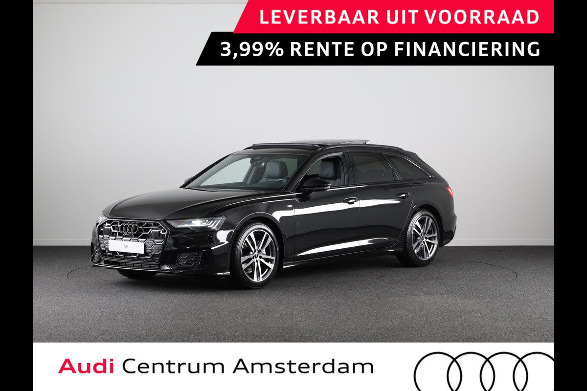 Audi A6 Avant 40 TFSI S edition Competition Panoramadak, achteruitrijcamera, Optiekpakket zwart plus, stoelverwarming voorin, variabele hoofdsteunen Audi A6 Avant 40 TFSI S edition Competition Panoramadak, achteruitrijcamera, Optiekpakket zwart plus, stoelverwarming voorin, variabele hoofdsteunen