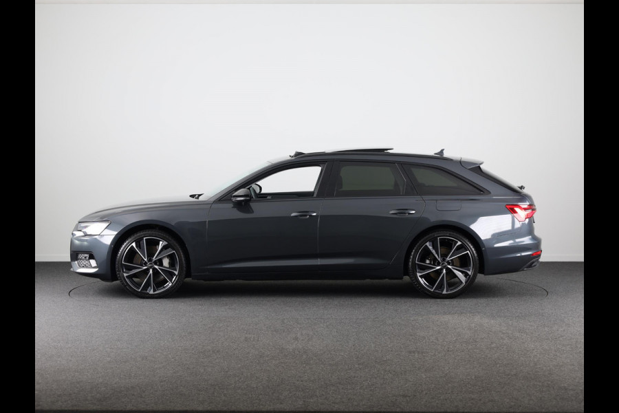 Audi A6 Avant 50 TFSI e quattro Advanced edition 299 pk S-tronic | Alarm MI50 + Auto volgsysteem | Navigatie | Panoramadak | Trekhaak | Matrix LED koplampen | Lichtmetalen velgen 21" | Verlengde garantie |