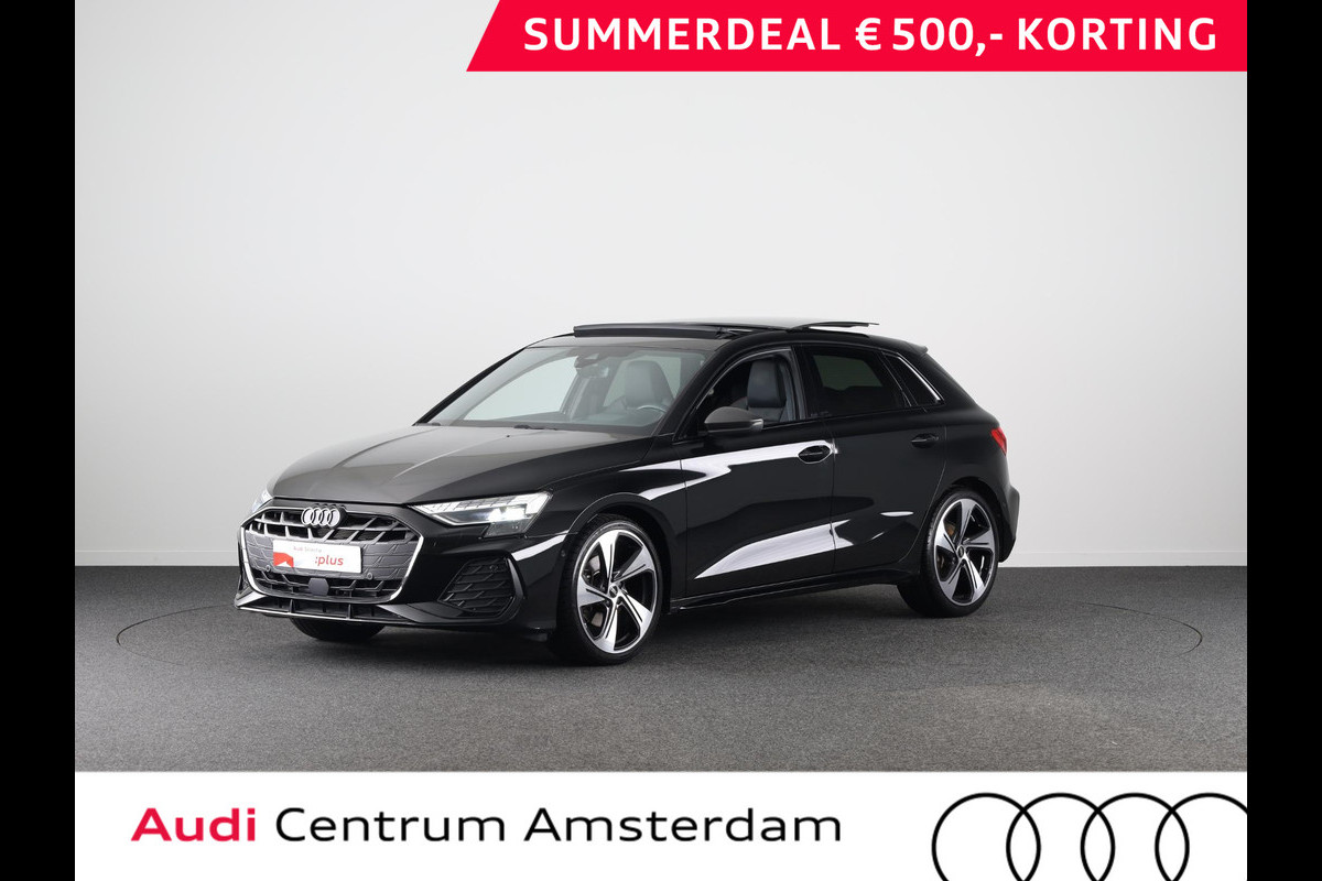 Audi A3 Sportback 35 TFSI S edition 150 pk S-tronic | Panoramadak | Sonos Audio | Nappa leer | Head up Display | Achteruitrijcamera | Elektr. voorstoelen | S-Line | Navigatie | verlengde garantie Audi A3 Sportback 35 TFSI S edition 150 pk S-tronic | Panoramadak | Sonos Audio | Nappa leer | Head up Display | Achteruitrijcamera | Elektr. voorstoelen | S-Line | Navigatie | verlengde garantie