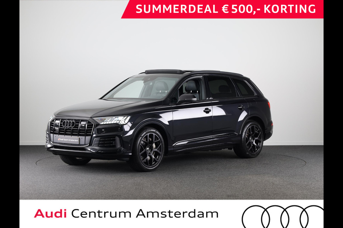 Audi Q7 55 TFSI e quattro Pro Line Plus 380pk | Panoramadak | Trekhaak | B&O Premium Audio | Matrix Led | Memory | 21 inch Lichtmetalen velgen |