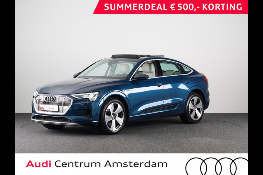Audi e-tron Sportback 55 quattro Business edition Plus 95 kWh 408pk | SoH 95% | Panoramadak | Trekhaak | B&O Soundsystem | Head up Display | 360° Camera