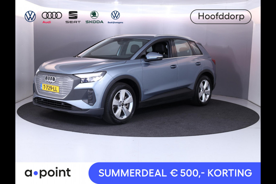 Audi Q4 e-tron 40 Edition 77 kWh 204 pk S-tronic | Navigatie | Elektr. Trekhaak | Parkeersensoren | Achteruitrijcamera | Adaptieve cruise control | Stoelverwarming |