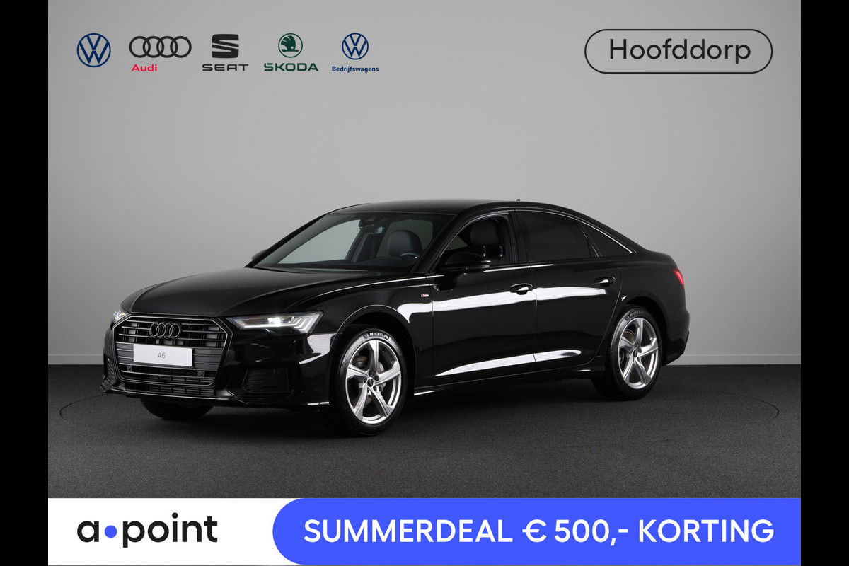 Audi A6 Limousine S Edition 40 TFSI Verlengde garantie | Navigatie | Parkeersensoren | Achteruitrijcamera | Stoelverwarming | S-Line |Private lease vanaf €908pm