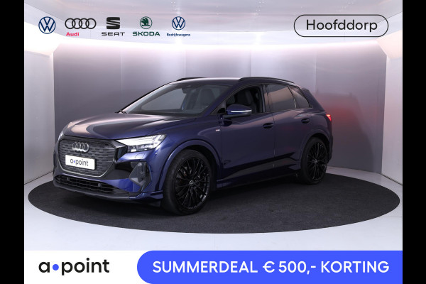 Audi Q4 e-tron 40 S edition 77 kWh 20'LM-velgen|Camera| stoelen verwarmd|  Int.voorverwarming|