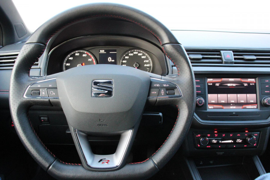 Seat Ibiza 1.0 TSI 116pk FR Climate Control Cruise Control Extra getint glas 17" Lichtmetalen Velgen