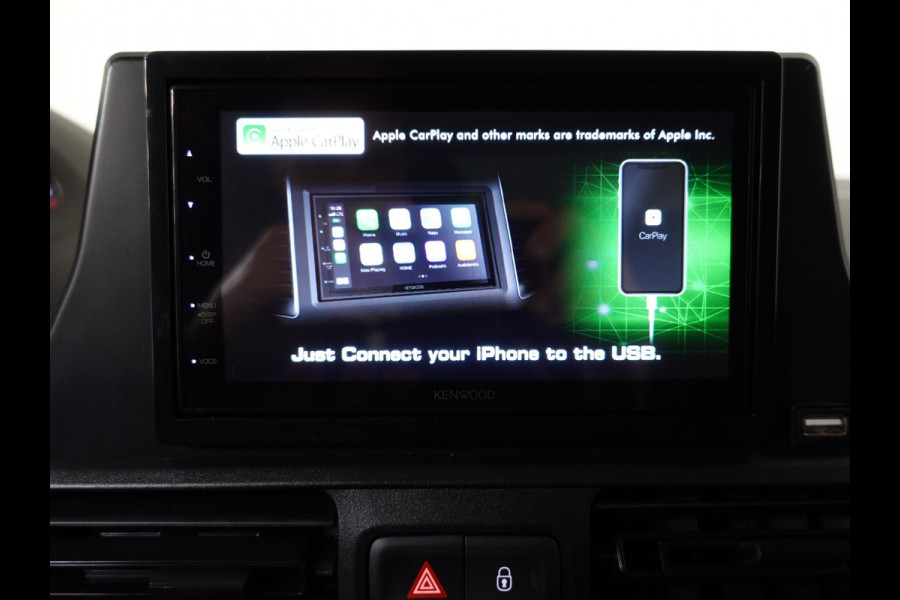 Peugeot Partner 1.5 BlueHDi 100pk L2 Trekhaak Navigatie Airco Apple Carplay Cruise Control 3-Zits Euro6